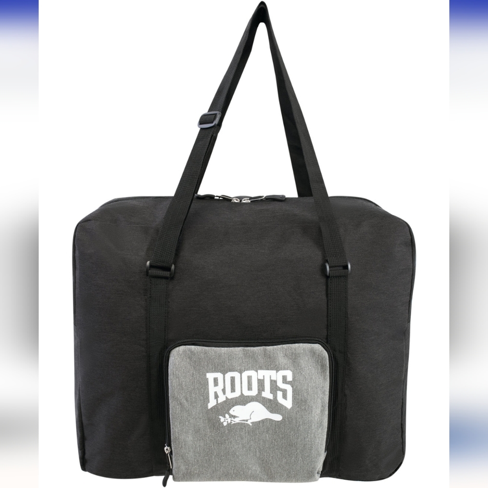 Roots packable duffle bag *Dark Blue and Grey*